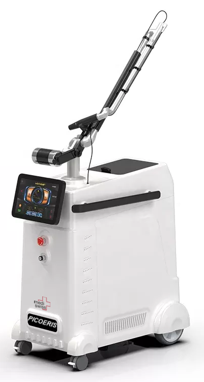 Mediswiss ERIS Pico III laser Odstranění tetování, pigmetací a omlazování