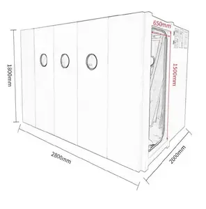 Hyperbarická kyslíková komora kovová Mediswiss OXYdem CUBE FOUR